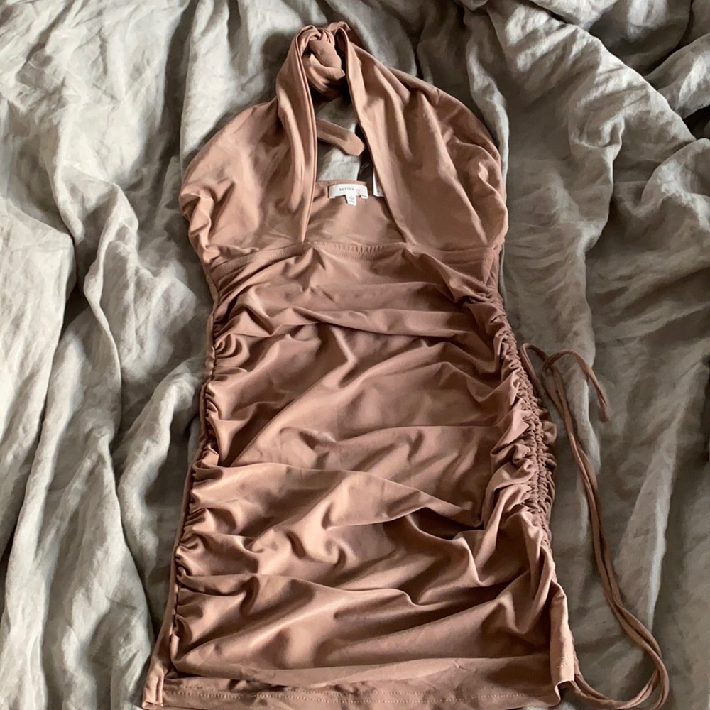 New with Tag tan dress. Size Medium